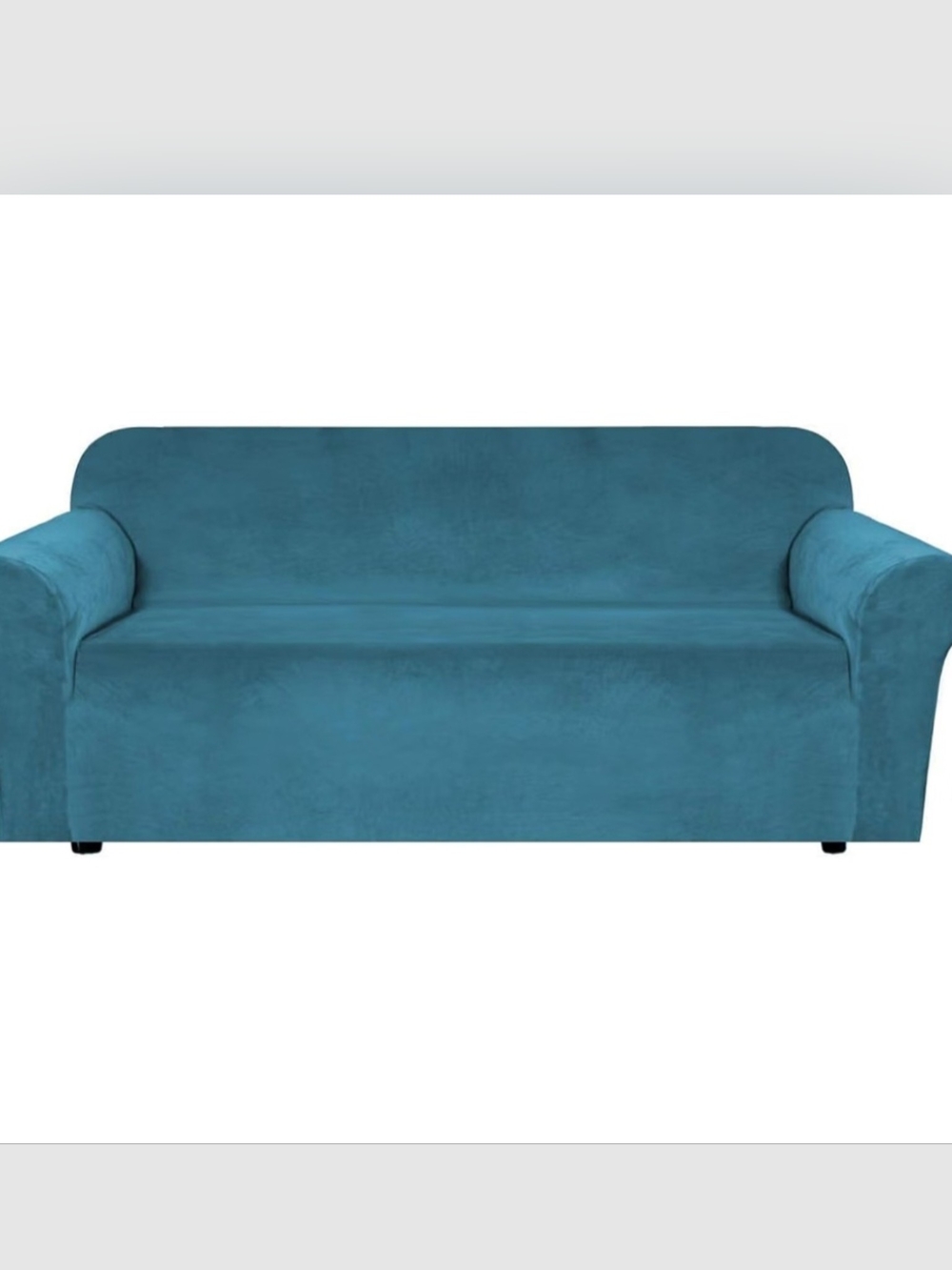 Velvet Cover Sofa Size L 90"×97"